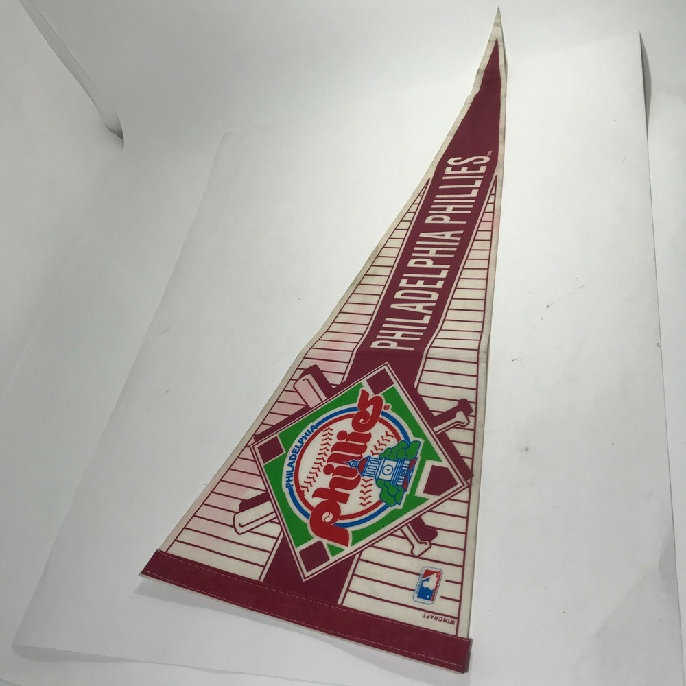 Wincraft Philadelphia Phillies Pennant Unisex OS Maroon Vintage 1980s Decor